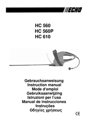 Echo HC 560P Manual De Instrucciones