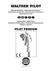 Walther PILOT PREMIUM Instrucciones De Servicio