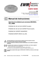 EWM PHOENIX EXPERT DRIVE 4,4L Manual De Instrucciones