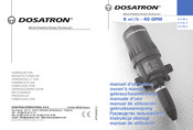 dosatron D 8 RE 2 Manual De Utilización