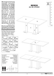 FMD Furniture BERCK 670-00 Instrucciones De Montaje