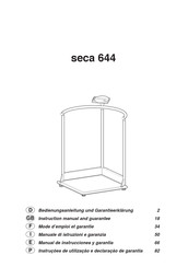 Seca 644 Manual De Instrucciones