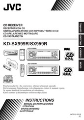 JVC KD-SX959R Manual De Instrucciones