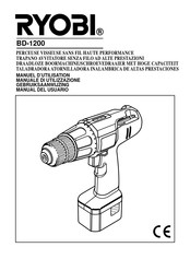 Ryobi BD-1200 Manual Del Usuario