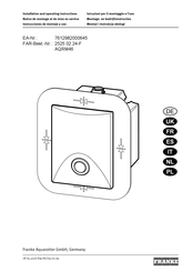 Franke AQUALINE Instrucciones De Montaje