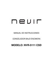 Nevir NVR-5111 CSD Manual De Instrucciones