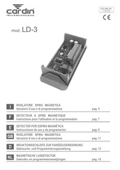 Cardin LD-3 Instrucciones De Uso Y De Programación