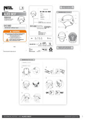 Petzl ALVEO BEST Manual De Instrucciones