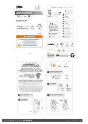 Petzl ASCENSION Manual De Instrucciones