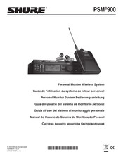 Shure PSM 900 Manual De Instrucciones