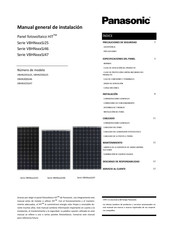 Panasonic VBHNSJ46 Serie Manual General De Instalación Y Operación