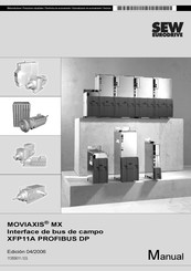 Sew Eurodrive MOVIAXIS MX XFP11A PROFIBUS DP Guia Del Usuario