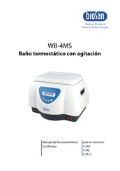 Biosan WB-4MS Manual De Funcionamiento