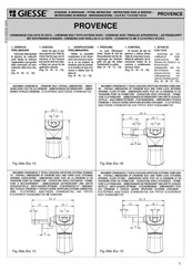 GIESSE PROVENCE Instrucciones De Montaje