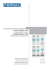 Fermax LYNX DIGITAL PANEL Manual De Instalador