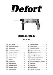 Defort 93720360 Instrucciones De Servicio