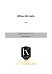 Klaxon KLICK Power Manual De Usuario