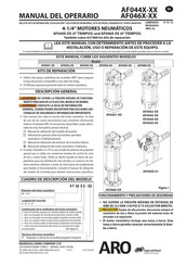 Ingersoll Rand ARO AF0460 Serie Manual Del Operario