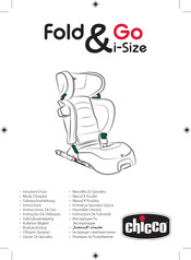 Chicco fold & go i-Size Instrucciones De Uso