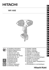 Hitachi Koki WR 16SE Instrucciones De Manejo