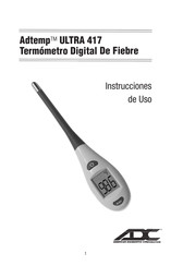 Adc Adtemp ULTRA 417 Instrucciones De Uso