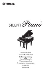 Yamaha SILENT Piano Manual Del Usuario