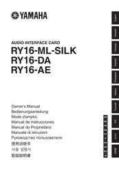 Yamaha RY16-AE Manual De Instrucciones