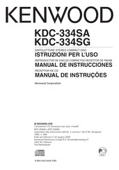 Kenwood KDC-334SG Manual De Instrucciones