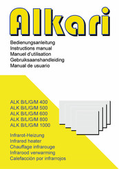 Alkari ALK-B-600 Manual De Usuario