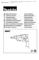 Makita 6807 Manual De Instrucciones