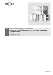 Wolf CRL-iD-1300 Instrucciones De Montaje Y Mantenimiento