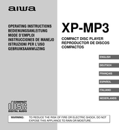 Aiwa XP-MP3 Instrucciones De Manejo