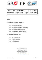 SAG CQ9 Instrucciones De Montaje