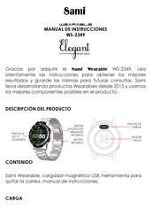 Sami Wearable WS-2349 Manual De Instrucciones