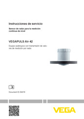 Vega VEGAPULS Air 41 Instrucciones De Servicio