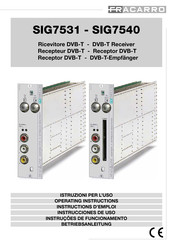 Fracarro SIG7531 Instrucciones De Uso