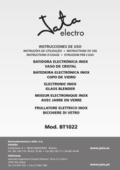 Jata electro BT1022 Instrucciones De Uso