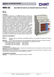 CHINT RMC-32 Serie Manual De Instrucciones