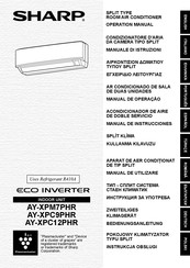 Sharp AY-XPC12PHR Manual De Instrucciones