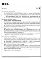 ABB CP-B EXT.2 Instrucciones De Servicio