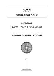 Svan SVVE01180R Manual De Instrucciones