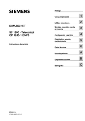 Siemens Simatic NET CP 1243-1 DNP3 Instrucciones De Servicio