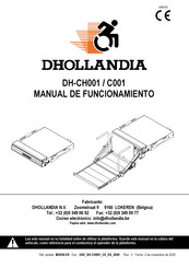 Dhollandia DH-C001 Manual De Funcionamiento