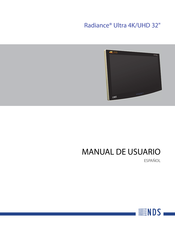 NDS Radiance Ultra 4K/UHD 32 Manual De Usuario