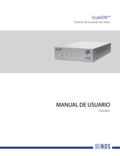 NDS ScaleOR Manual De Usuario