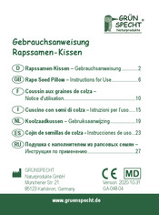 GRÜNSPECHT 107-00 Instrucciones De Uso