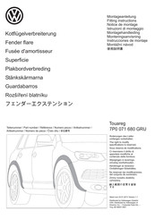 Volkswagen 7P0 071 680 GRU Instrucciones De Montaje