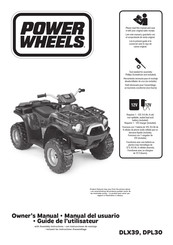 Power Wheels DLX39 Manual Del Usuario