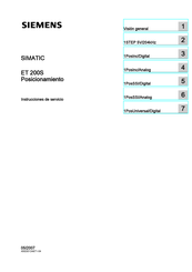 Siemens SIMATIC ET 200S Instrucciones De Servicio