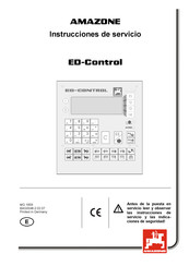 Amazone ED-Control Instrucciones De Servicio